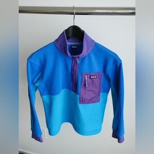 Patagonia Kids Microdini 1/2 Zip Fleece Pullover Size M Medium Y2K Style